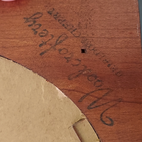 Vtg.Woodcroftery Silhouette Portaits Heirloom Cherry Frames,Pre-Owned,8.5Hx6.5W - Picture 10 of 12